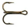 Mustad Treble Hooks Short Shank Round Bend - 35656BR