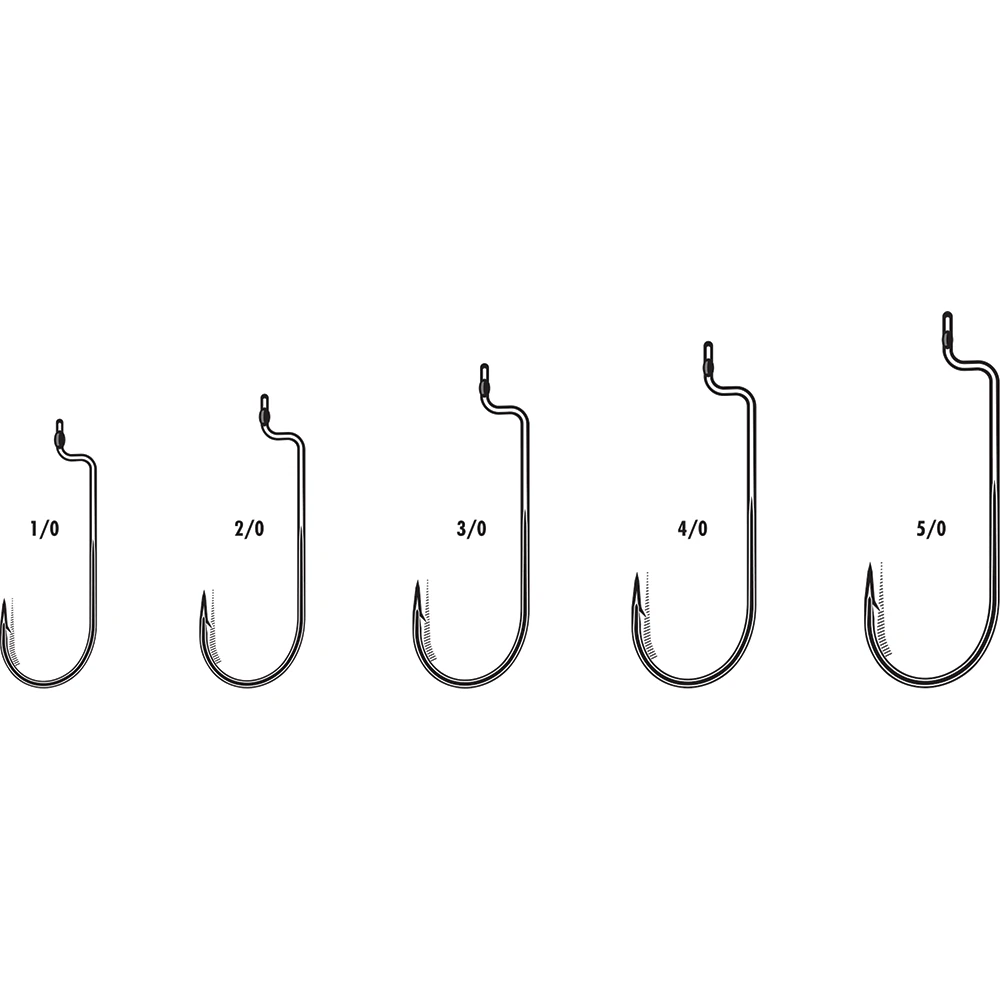 VMC RedLine Series Hybrid Worm Hooks 4 VMC RedLine Series Hybrid Worm Hooks - Image 2