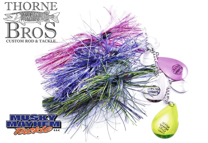 Musky Mayhem Cyco Spinnerbait 2.5 3 Musky Mayhem Cyco Spinnerbait 2.5