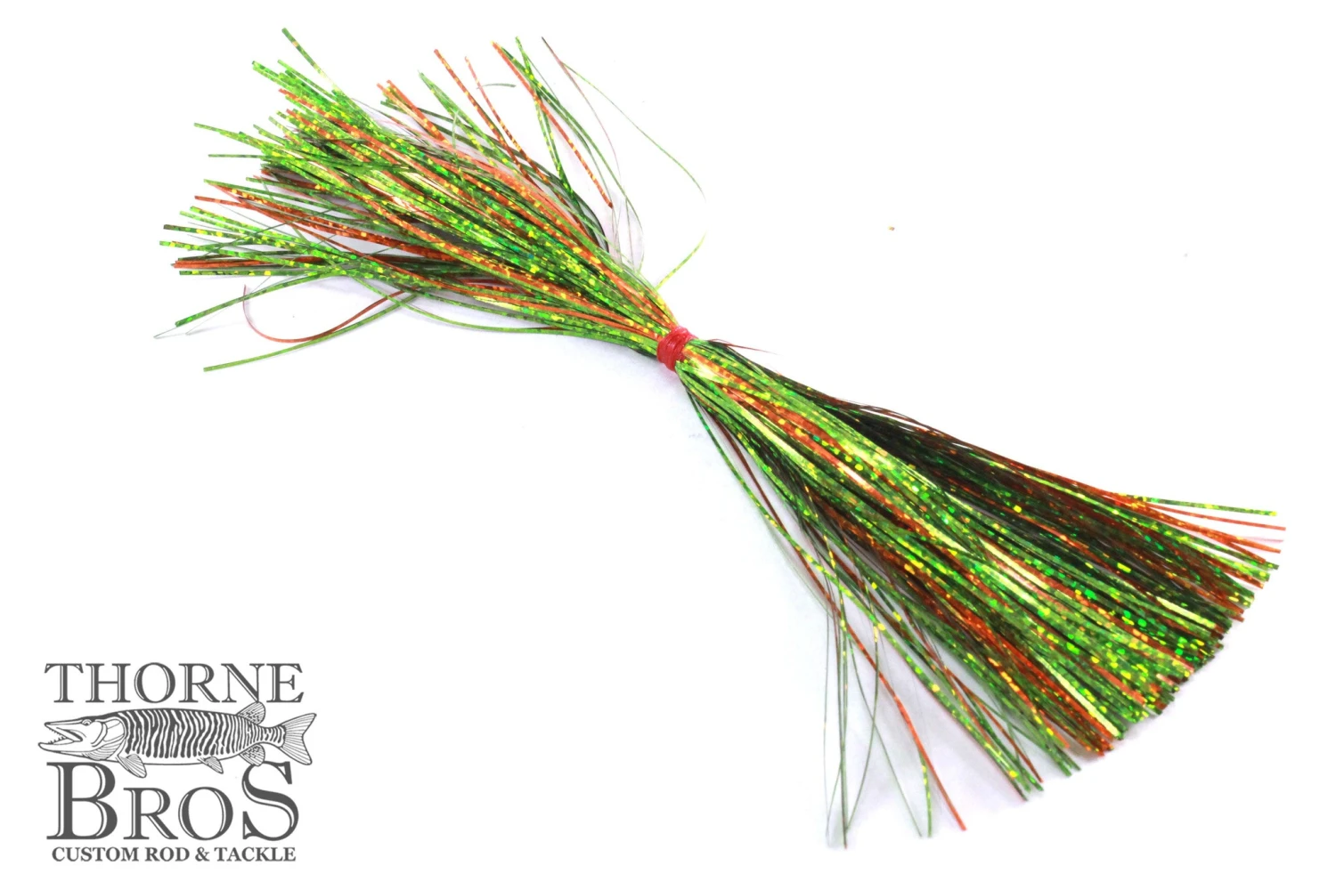 Skirt-Thorne Brothers Pre-Tied Tinsel Skirt-Holographic Tinsel 7 Skirt-Thorne Brothers Pre-Tied Tinsel Skirt-Holographic Tinsel - Image 5