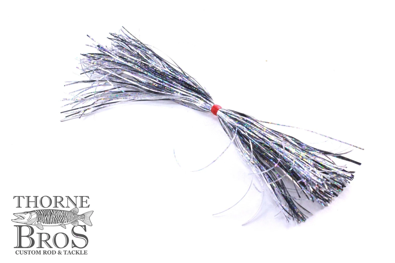 Skirt-Thorne Brothers Pre-Tied Tinsel Skirt-Holographic Tinsel 11 Skirt-Thorne Brothers Pre-Tied Tinsel Skirt-Holographic Tinsel - Image 9