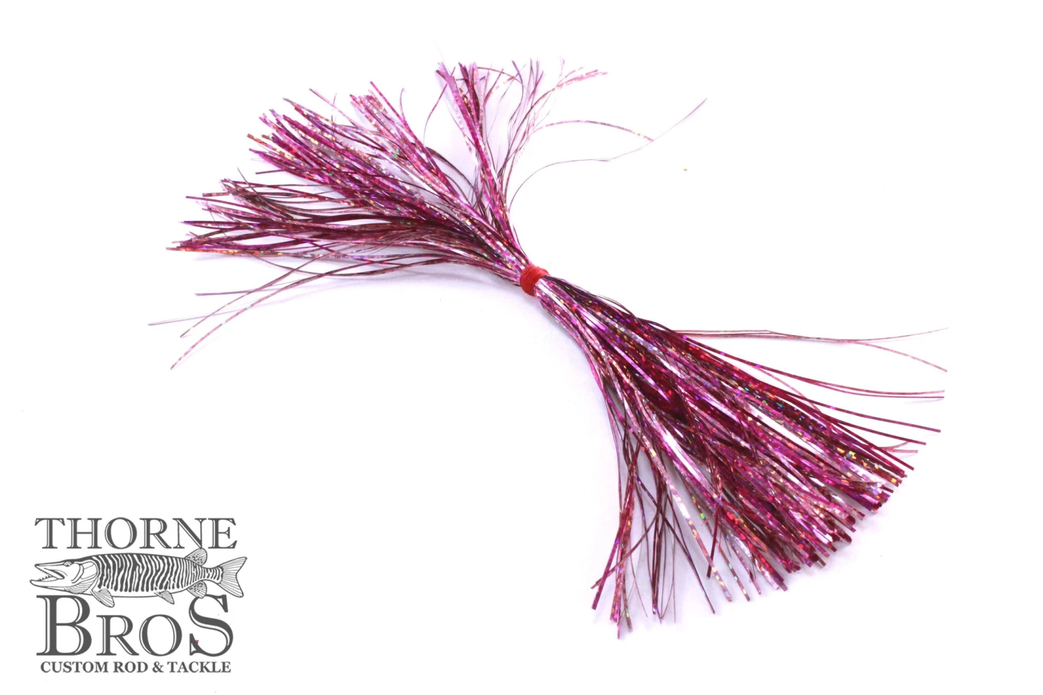 Skirt-Thorne Brothers Pre-Tied Tinsel Skirt-Holographic Tinsel 14 Skirt-Thorne Brothers Pre-Tied Tinsel Skirt-Holographic Tinsel - Image 12