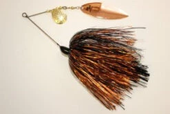 Ruff Tackle Tinsel Dog Tandem Spinnerbait 1-3/4oz -Fishing Discount Shop tinseloriblackcopper 912 general