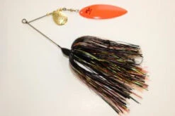 Ruff Tackle Tinsel Dog Tandem Spinnerbait 1-3/4oz -Fishing Discount Shop tinseloriblackorange 2284 general