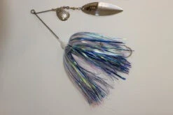 Ruff Tackle Tinsel Dog Tandem Spinnerbait 1-3/4oz -Fishing Discount Shop tinseloriwhitebluenickel 1002 general